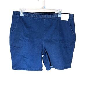 Liz & Me New w/tags Bermuda Shorts plus SZ 1X walking shorts Jean denim